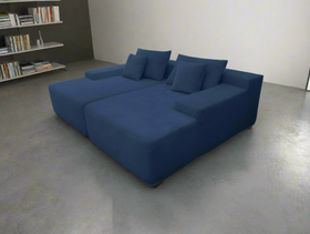 Double Chaise Cloud Sectional | Convertible Lounge Comfort