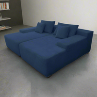 Double Chaise Cloud Sectional | Convertible Lounge Comfort